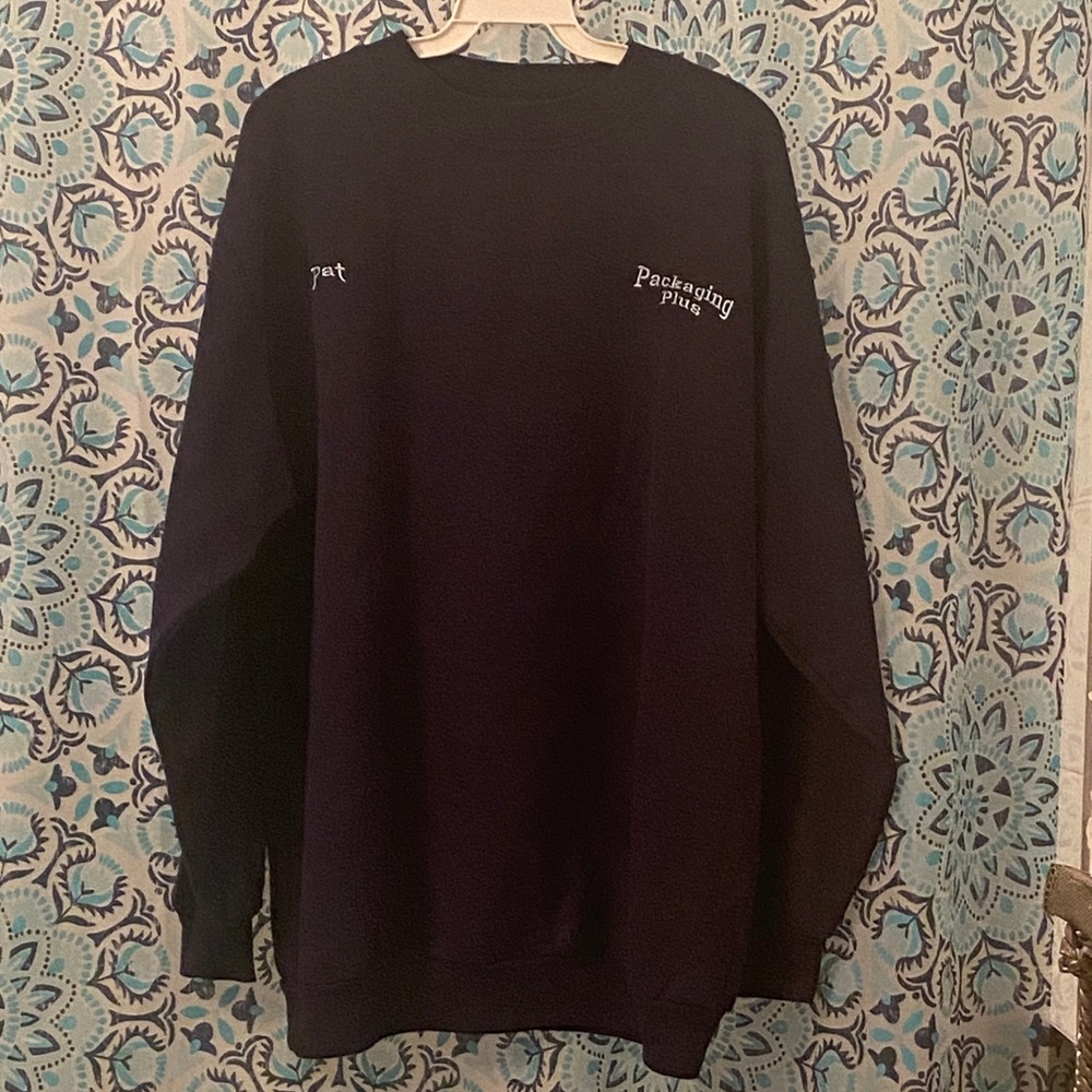 Men’s Navy Blue Triumph Workwear Sweater size large